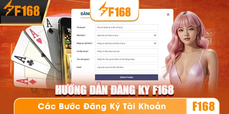 Hướng dẫn các bước đăng ký F168