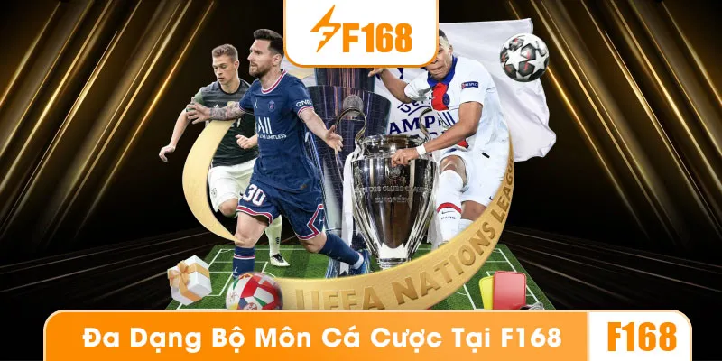 Các bộ môn được chơi nhiều nhất tại sảnh cược thể thao F168